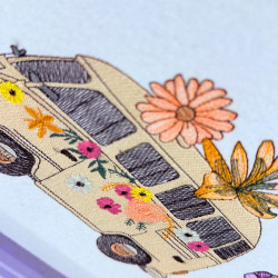 Floral Hippie Van