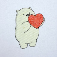 Ice Bear With Heart