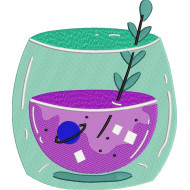 Juice Bowl Embroidery Design