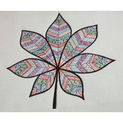 Leaf Embroidery Design