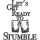 Let's Get Ready To Stumble Embroidery Design Let's Get Ready To Stumble Embroidery Design