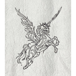 Floral Horse Pattern
