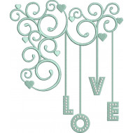 Love Embroidery Pattern