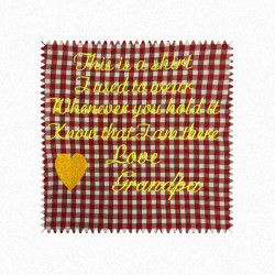 Love Grandpa Memory Pillow