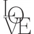 Love Word Art Embroidery Design 