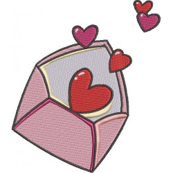 Love Letter Embroidery Design