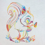 Squirrel Line Art