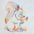 Squirrel Line Art