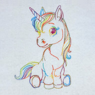 Unicorn Line Art