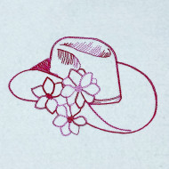 Floral Cowboy Hat