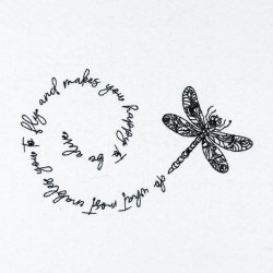 Makes You Alive Dragonfly Quote