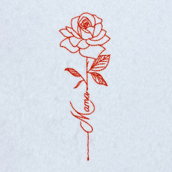 Mama Rose Line Art
