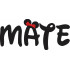 Mate Word Art Embroidery Design