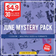 Mystery Pack | June Release | 30 Embroidery Patterns