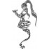 Mermaid Line Art