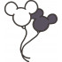 Mouse Balloons Embroidery Design