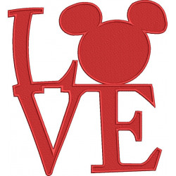 Love Embroidery Design