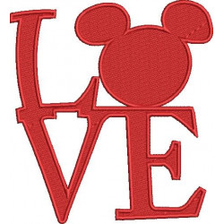 Love Embroidery Design