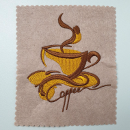Coffee Cup Embroidery Pattern 