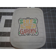 Life Is Better In Garden Quote