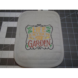 Life Is Better In Garden Quote