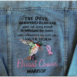 Breast Cancer Warrior Bird Quote 