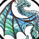 Moon Dragon ITH Coaster Moon Dragon ITH Coaster