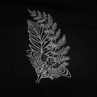 Moth Floral Leaf Art 