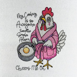 My Cooking Is Awesome Funny Chicken Quote