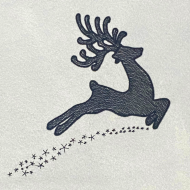 Christmas Reindeer Silhouette