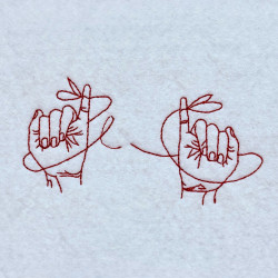 Hands Line Art