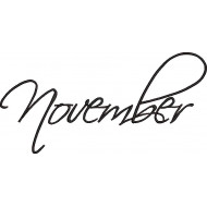 November Embroidery Design 