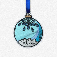 Pack Of 5 Christmas Ornaments 
