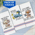 Pack of 3 Funny Ducks Embroidery Designs