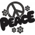 Peace Embroidery Design 