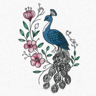 Floral Peacock 