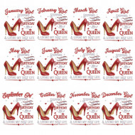 Celebrate Your Birthday Like A Queen - 12 Months Pack