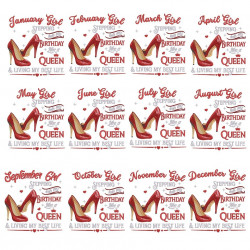 Celebrate Your Birthday Like A Queen - 12 Months Pack