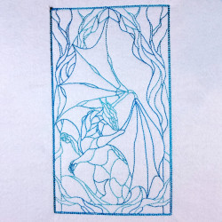 Queen Dragon Stained Glass