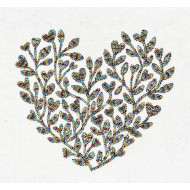 Red Leaves Heart