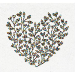 Red Leaves Heart