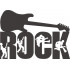 Rock Guitar Embroidery Design 