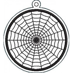 Round Spider Net Key Fob - ITH
