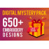 Digital Mystery Pack | 650+ Embroidery Patterns | 1.3 GB File Size