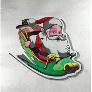 Santa Claus On Sleigh