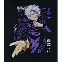 Satoru Gojo Embroidery Design