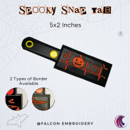 Spooky Snap Tab In The Hoop