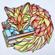 Stained Glass Fox