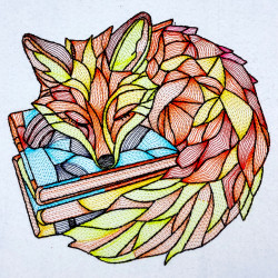 Stained Glass Fox
