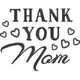 Thank you Mom Embroidery Design